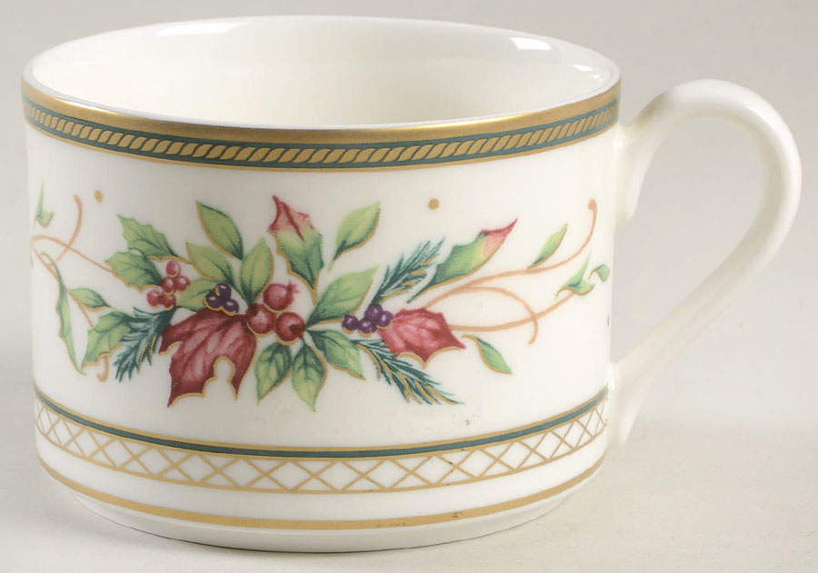 Winter Holiday Flat Cup by Fitz & Floyd-1