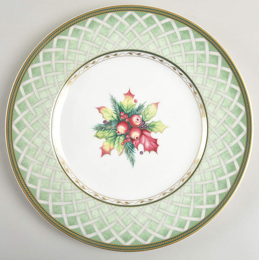 Winter Holiday Salad Plate by Fitz & Floyd-1