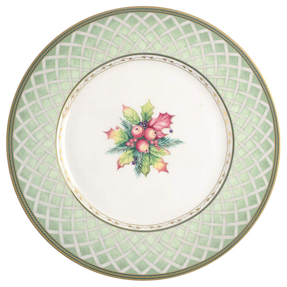 Winter Holiday Service Plate (Charger) by Fitz & Floyd-1