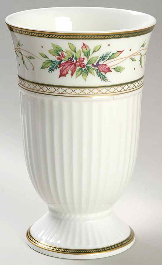 Winter Holiday 7" Vase by Fitz & Floyd-1