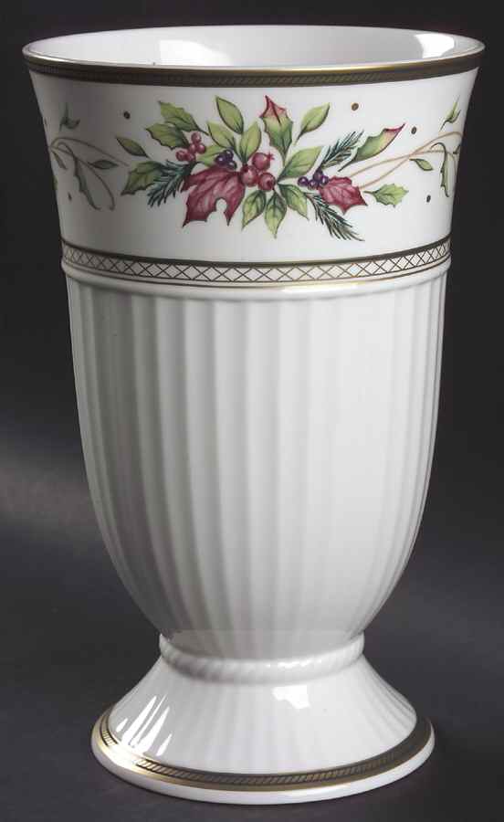 Winter Holiday 10" Vase by Fitz & Floyd-1