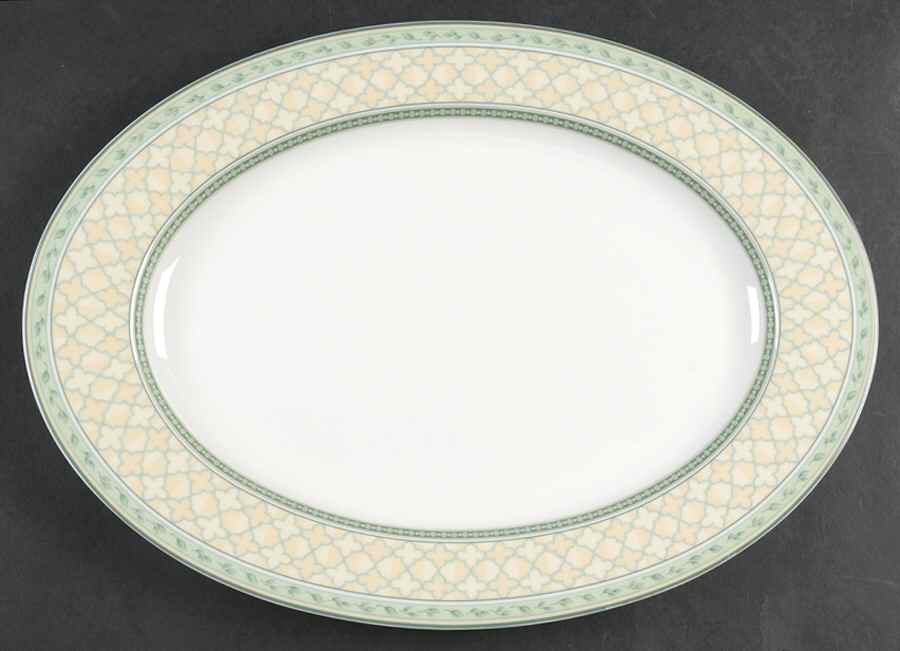 Monterey 15" Oval Serving Platter by Fitz & Floyd-1
