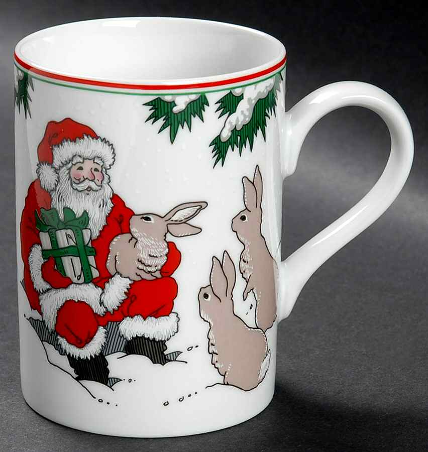 Santa's Friends Mug by Fitz & Floyd-1