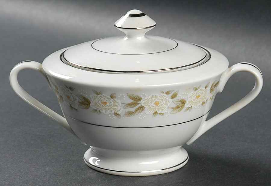 Andora Sugar Bowl & Lid by Fine China of Japan-1