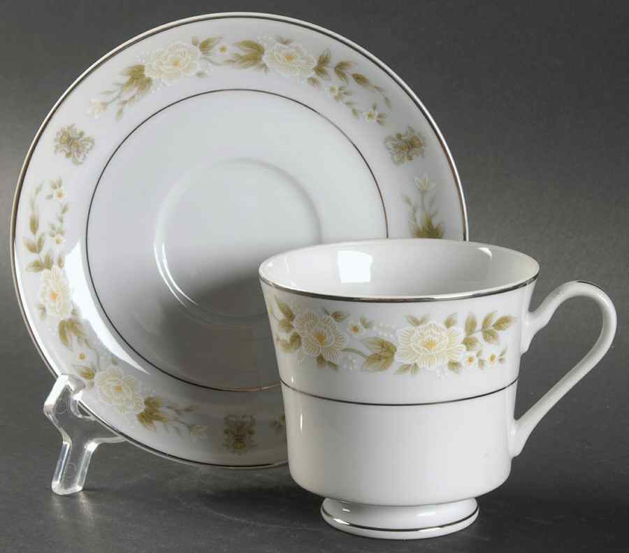 Andora Footed Cup & Saucer Set by Fine China of Japan-1