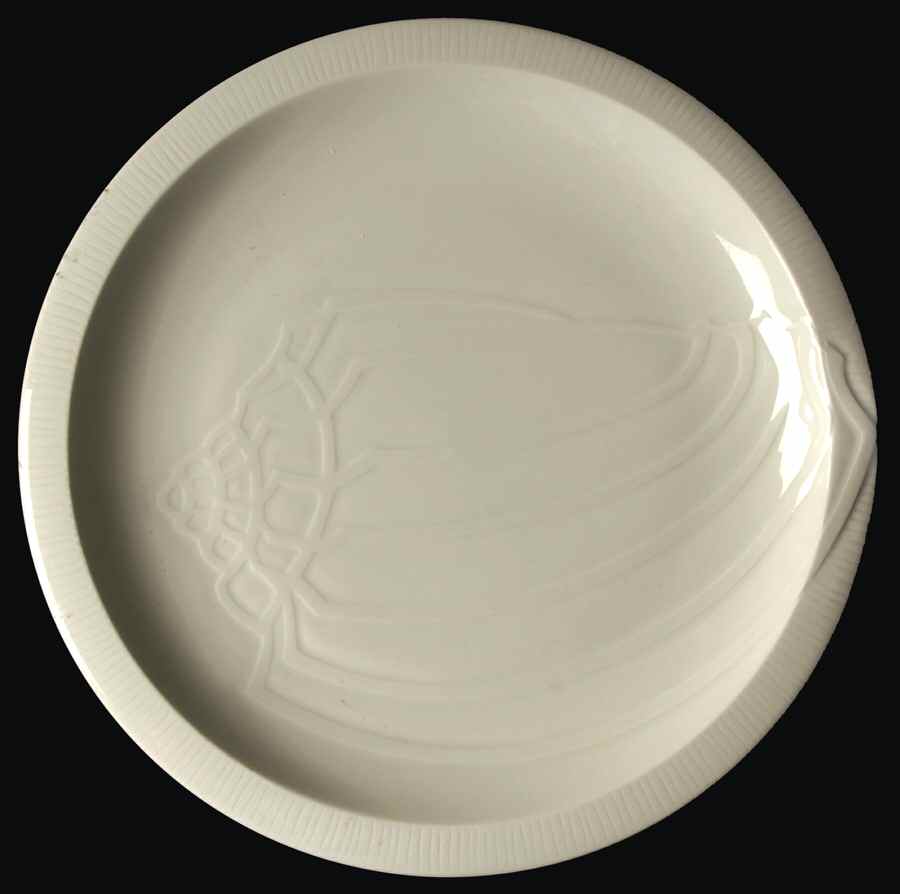 Sea Sculptures White Luncheon Plate by Franciscan-1