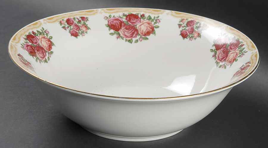 Sydney Roses 9" Round Vegetable Bowl by Farberware-1