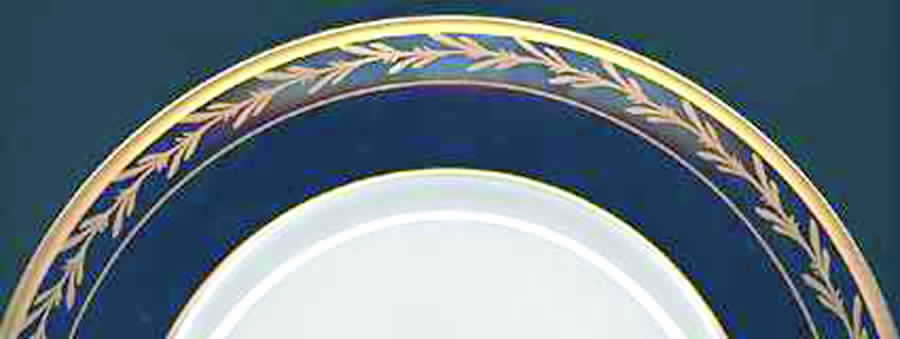 Piedmont Cobalt (Laurel) Dinner Plate by Franciscan-1