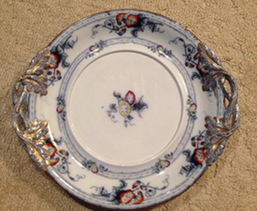Floweret Handled Cake Plate by Francis Morley-1