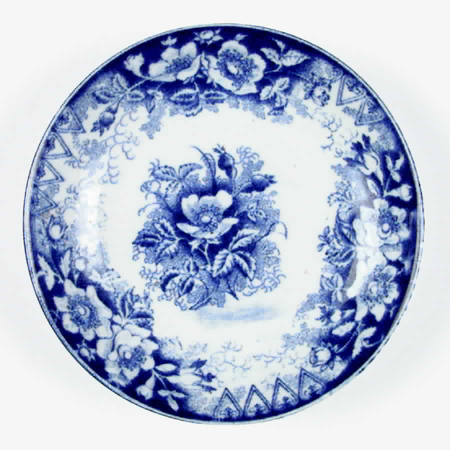 Wildrose Saucer by FA Mehlem-1