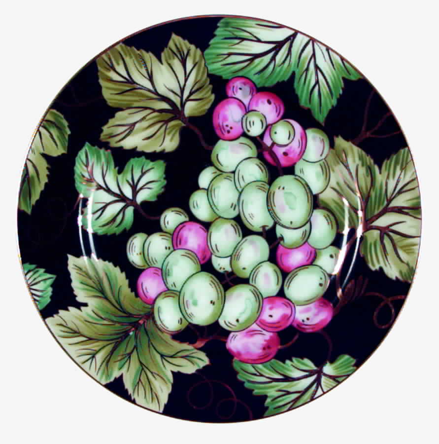 Bordeaux Noir Salad Plate by Fitz & Floyd-1