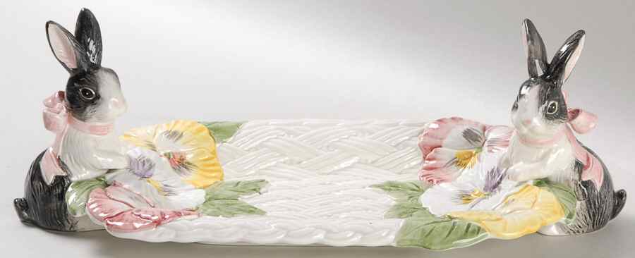 Pansy Parade Relish by Fitz & Floyd-1
