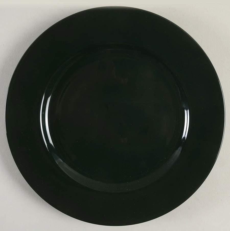 Total Color Spectrum Hunter Green Salad Plate by Fitz & Floyd-1