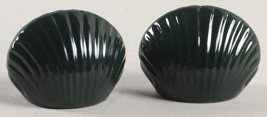 Total Color Spectrum Hunter Green Individual Salt & Pepper Set by Fitz and Floyd-1