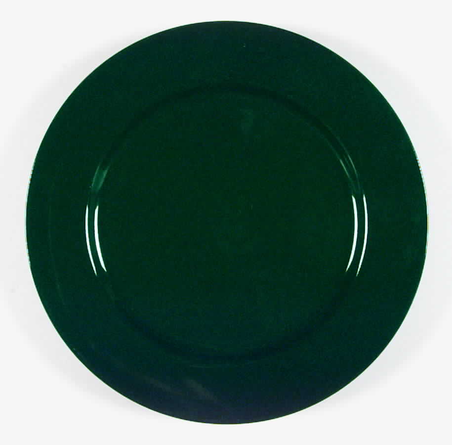 Total Color Spectrum Hunter Green Dinner Plate by Fitz & Floyd-1