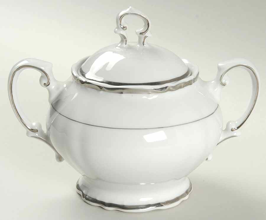 Empress Sugar Bowl & Lid by Fashion Royale-1