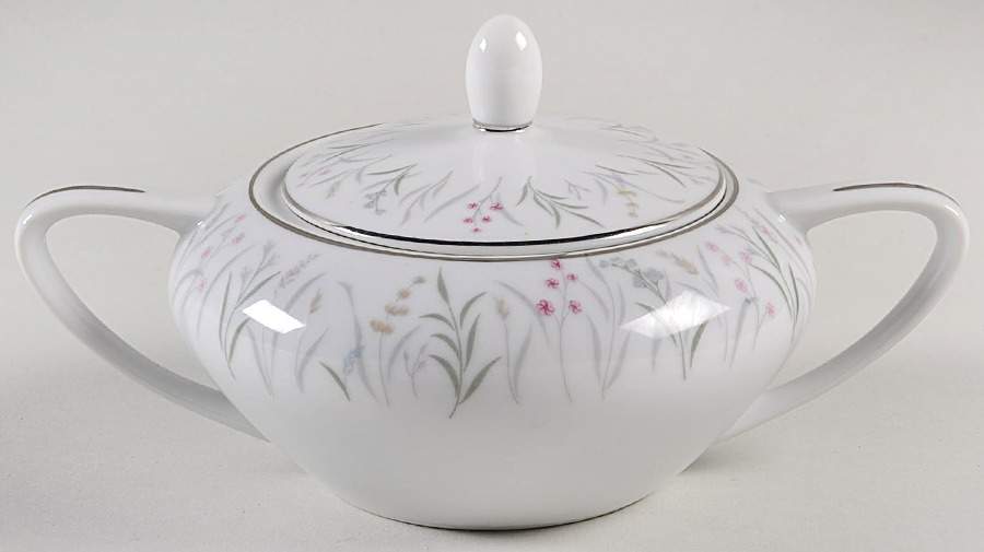 Sunnyvale Sugar Bowl & Lid by Fine China of Japan-1