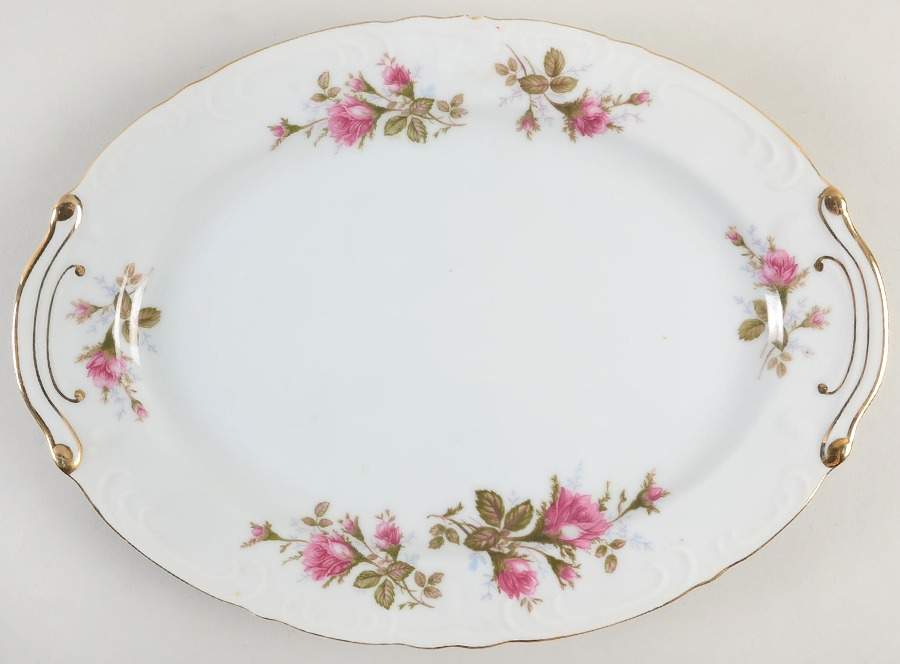 Royal Rose 14" Oval Serving Platter by Fine China of Japan-1
