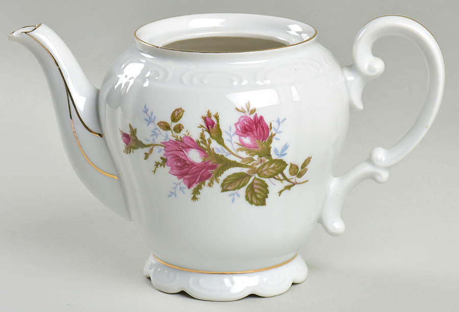 Royal Rose Teapot No Lid by Fine China of Japan-1