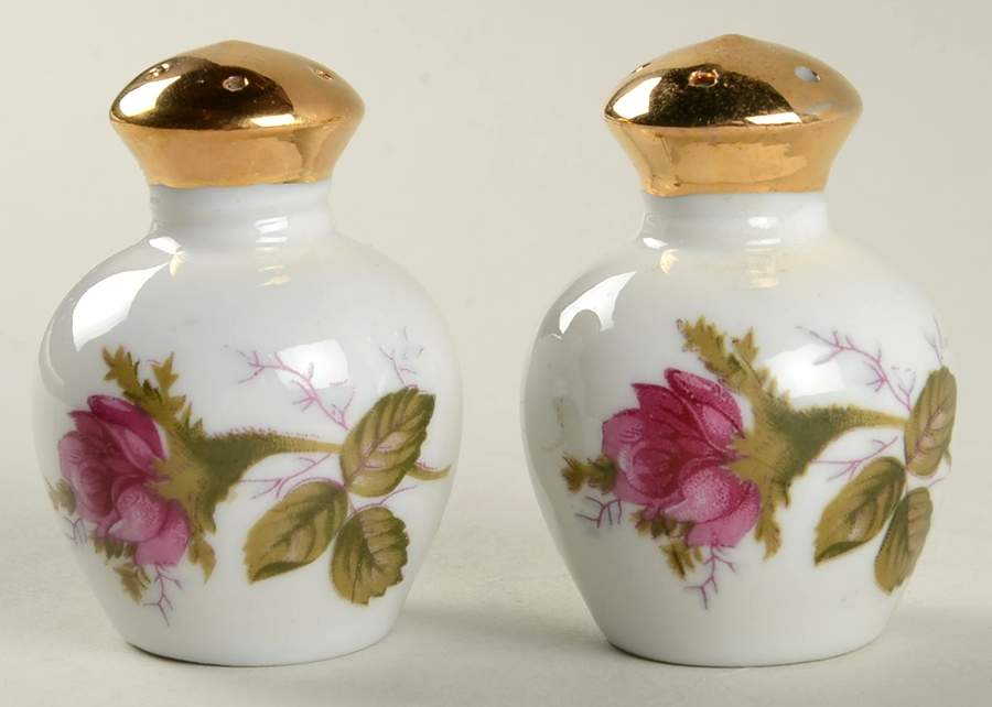 Royal Rose Salt & Pepper Set by Fine China of Japan-1