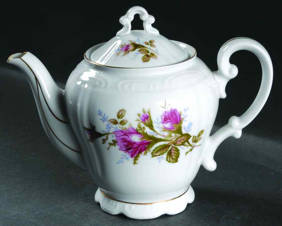 Royal Rose Teapot & Lid by Fine China of Japan-1