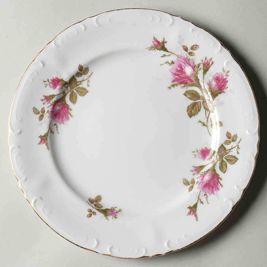 Royal Rose Luncheon Plate by Fine China of Japan-1