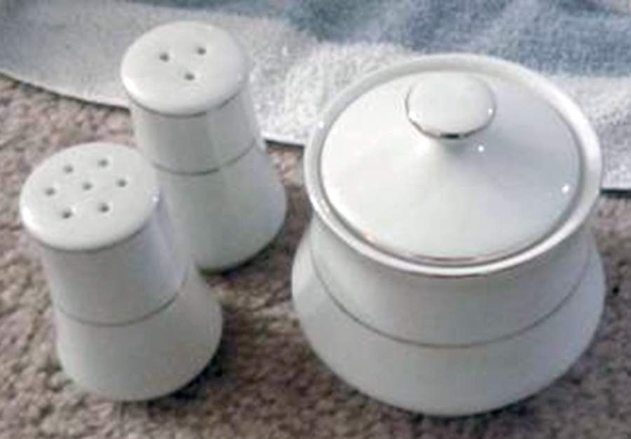 FCJ19 Salt & Pepper Set by Fine China of Japan-1