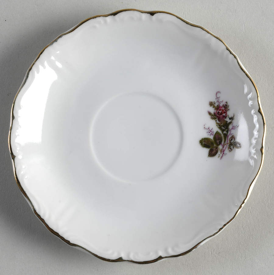 Royal Rose Saucer for Demitasse Cup by Fine China of Japan-1
