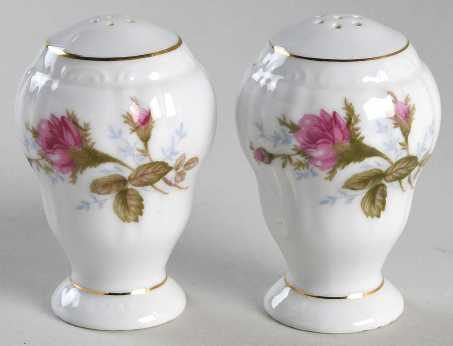 Royal Rose Salt & Pepper Set by Fine China of Japan-1