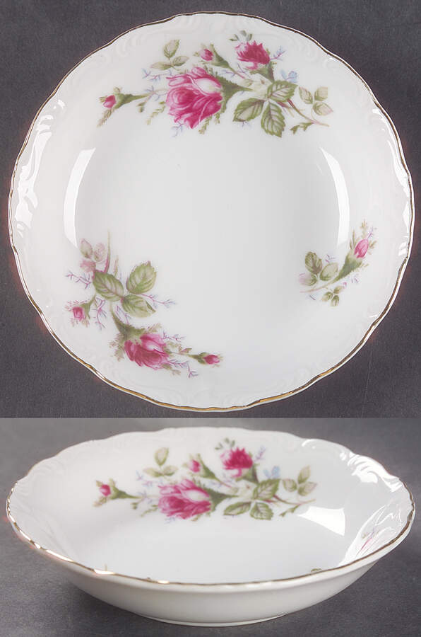 Royal Rose Fruit/Dessert (Sauce) Bowl by Fine China of Japan-1