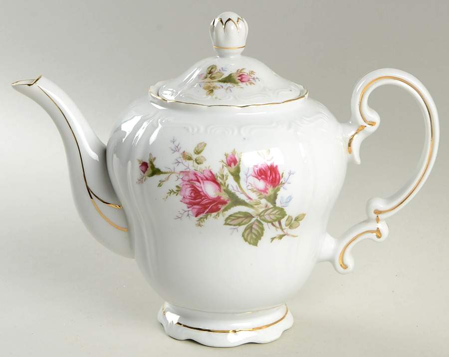 Royal Rose Teapot & Lid by Fine China of Japan-1