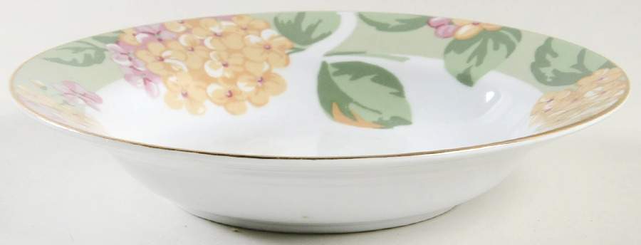 Hydrangea Rim Soup Bowl by Fairfield-1
