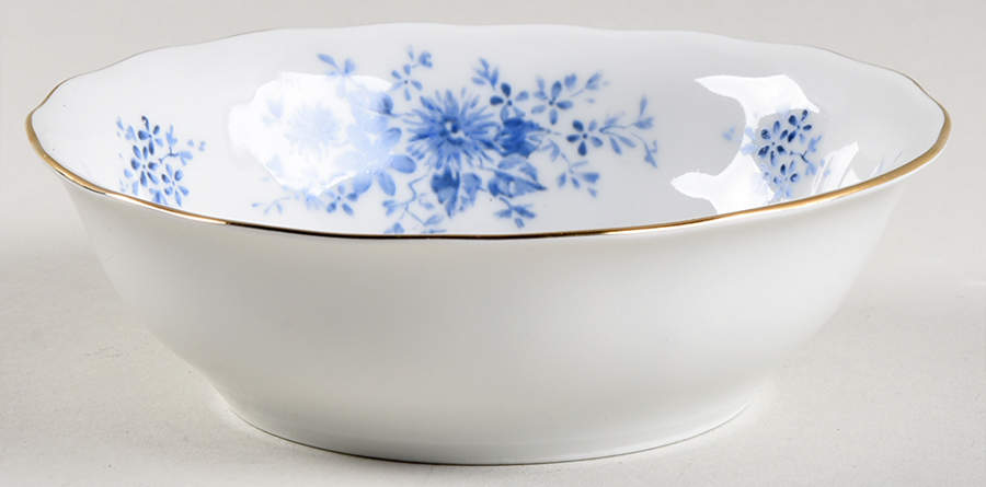 Blue Dahlia Fruit/Dessert (Sauce) Bowl by Favolina-Karolina-1
