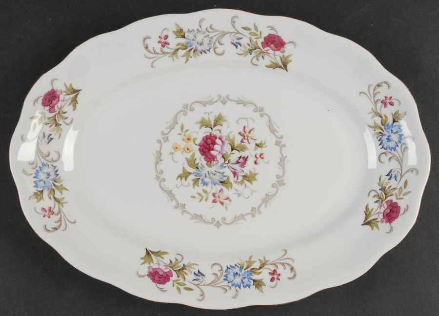 Summer Garden 13" Oval Serving Platter by Favolina-Karolina-1