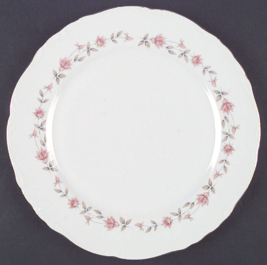 Eternal Rose Dinner Plate by Fine China of Japan-1
