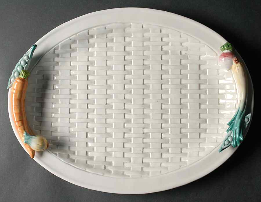 Kitchen Harvest 16" Oval Serving Platter by Fitz and Floyd-1