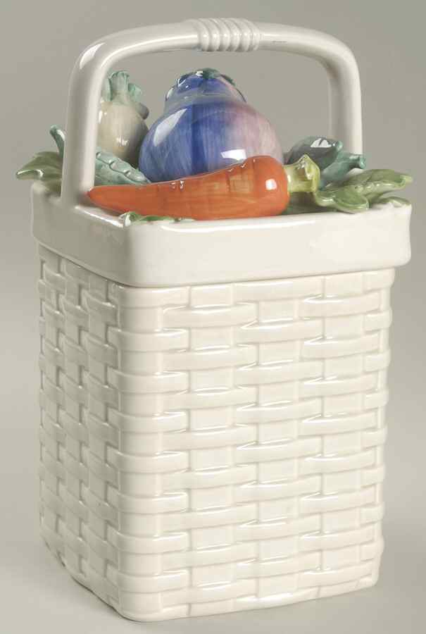 Kitchen Harvest Large Canister & Lid by Fitz and Floyd-1