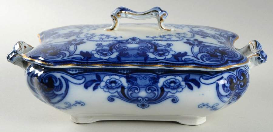 Devon Rectangular Covered Vegetable by Ford & Sons-1