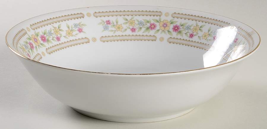 Royal Garden 9" Round Vegetable Bowl by Fine China of Japan-1