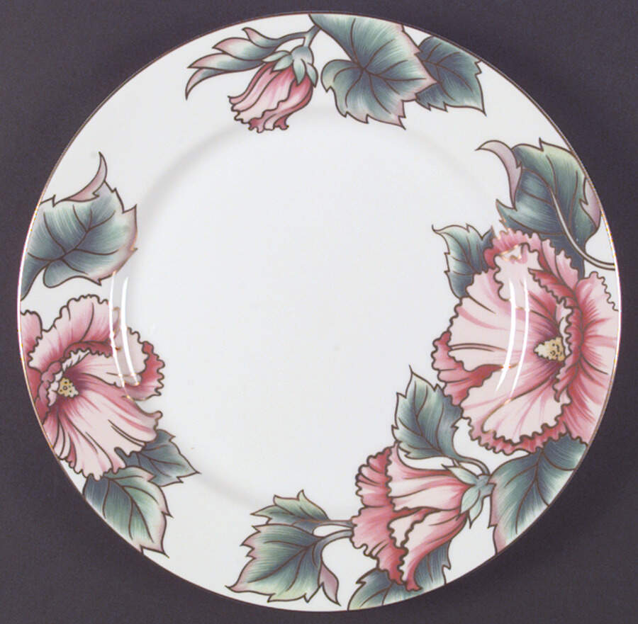 Hummingbird White Dinner Plate by Fitz & Floyd-1