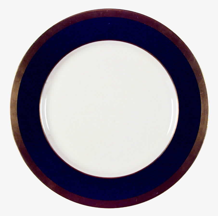 Sylvan Cobalt Blue (Coupe) Dinner Plate by Flintridge-1