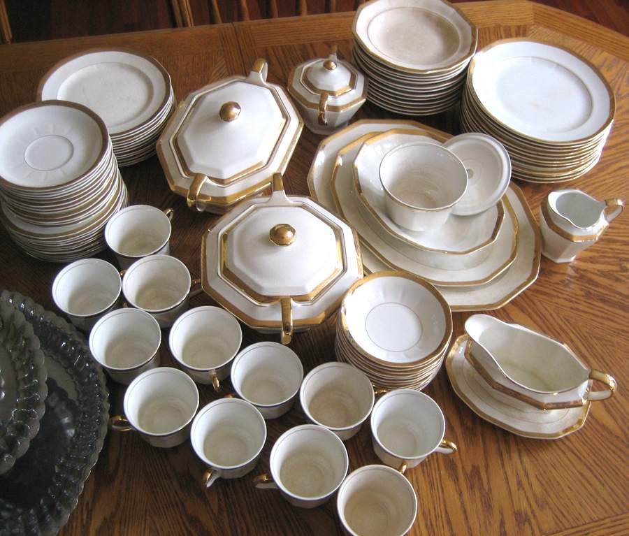 6098G Luncheon Plate by French Saxon-1