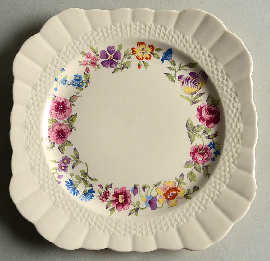 Creston Square Salad Plate by Fondeville-1