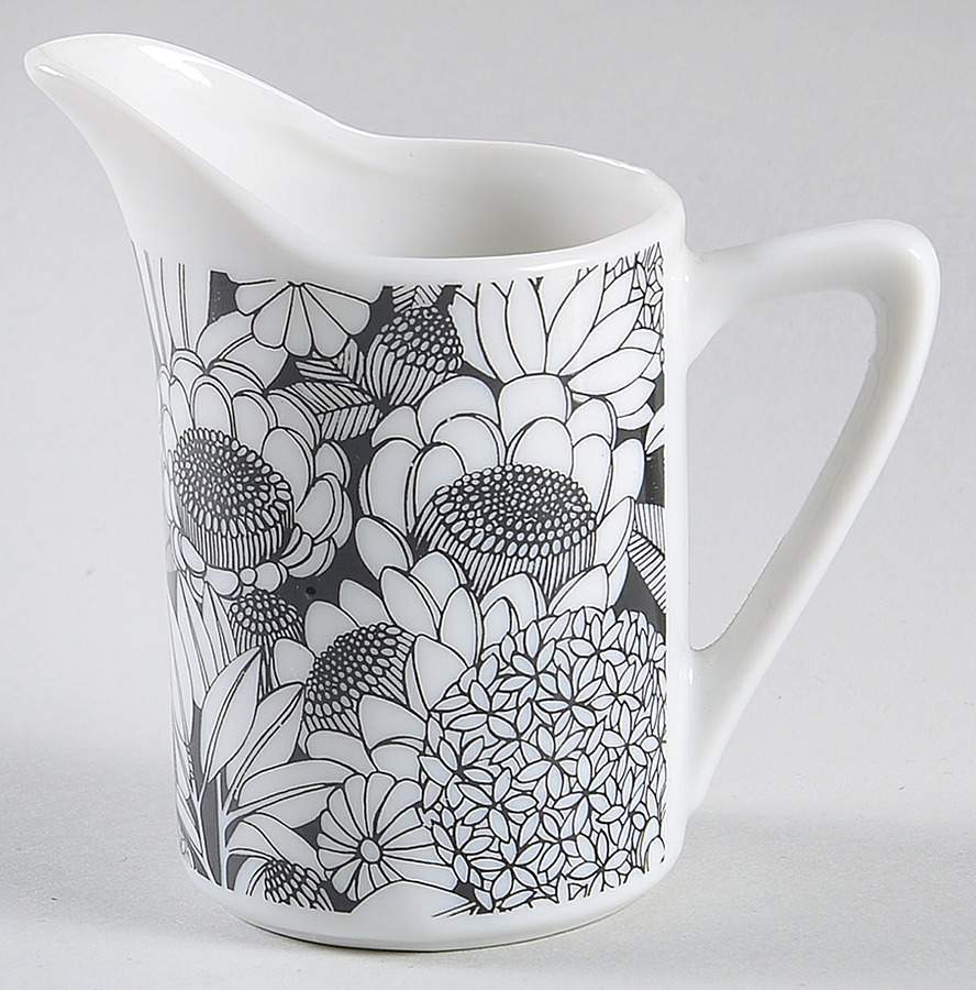 Herb Black Mini Creamer by Fitz and Floyd-1