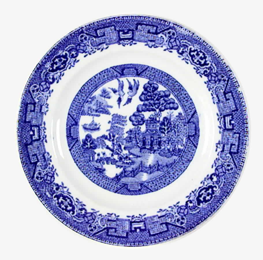 Ye Olde Willow Bread & Butter Plate by James Kent (England)-1