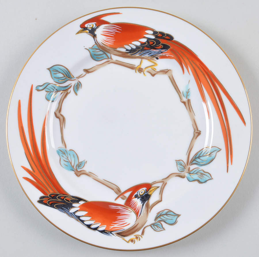 Faisan Rouge Salad Plate by Fitz & Floyd-1