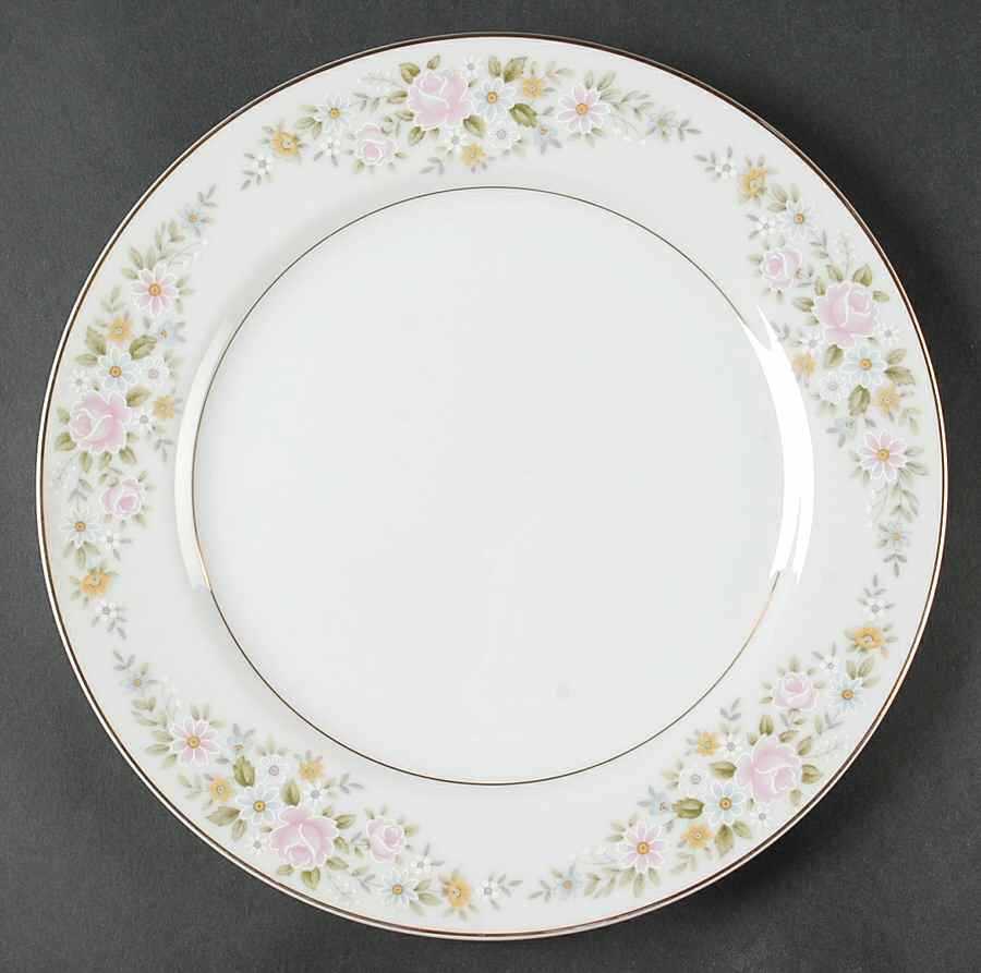 June (Gold Trim) Dinner Plate by Fine China of Japan-1
