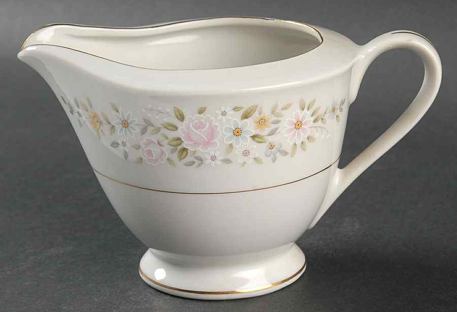 June (Gold Trim) Creamer by Fine China of Japan-1