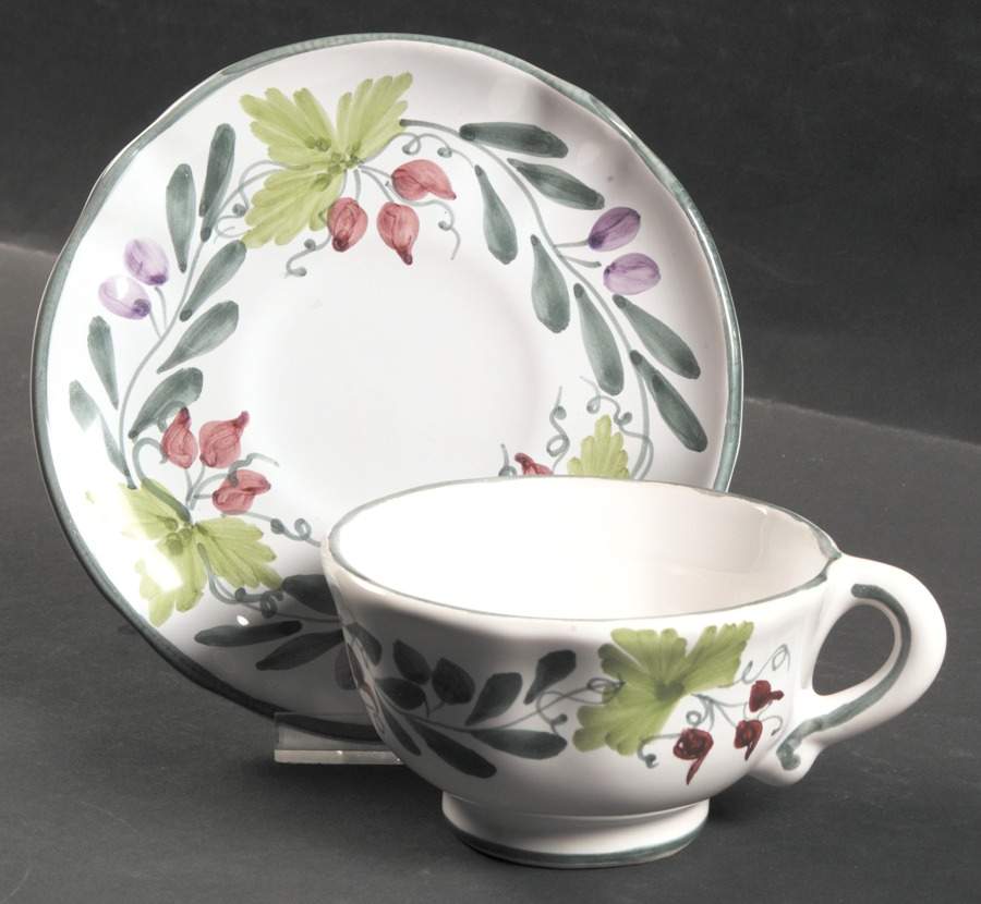 Ftc6 Footed Cup & Saucer Set by Fortebraccio-1