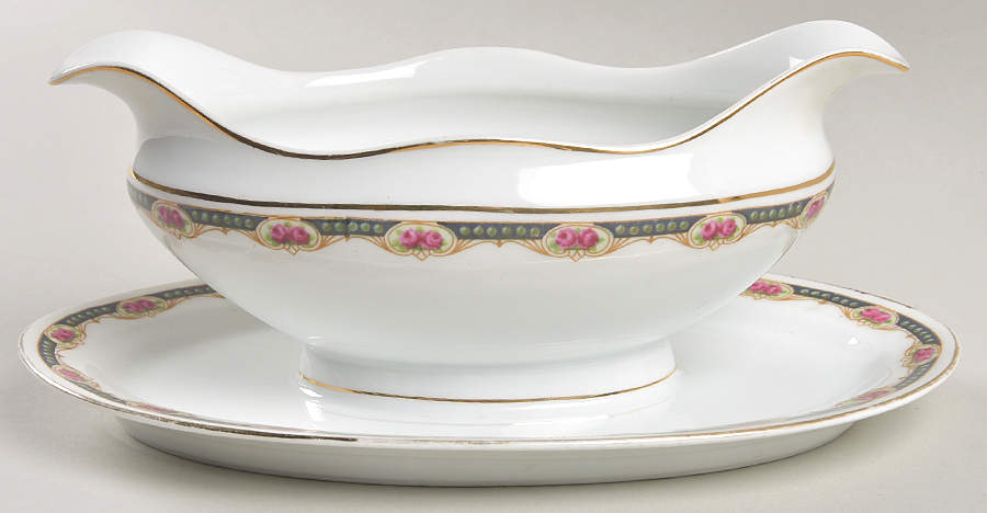 17541 Gravy Boat with Attached Underplate by Fraureuth-1